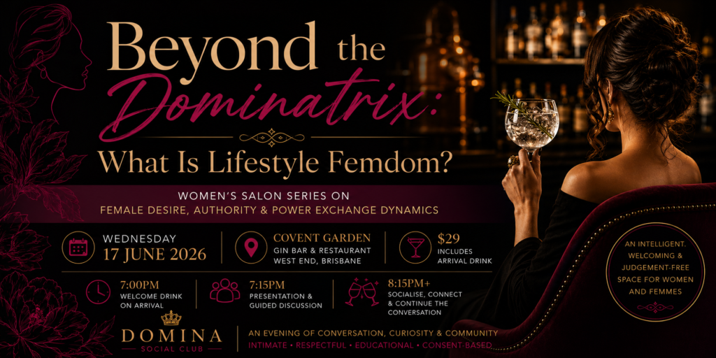 Event for women to talk about Lifestyle Femdom